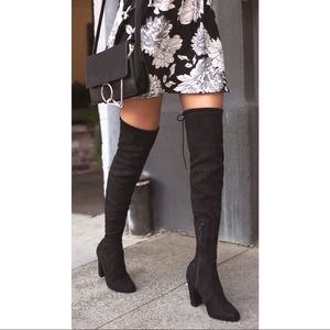 NWT Lulu's Suede Over-The-Knee Boots